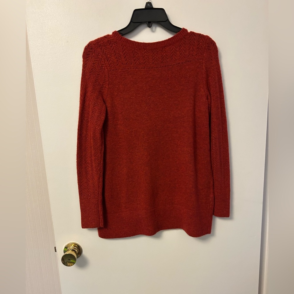 LOFT rust colored sweater size XS NWT - Picture 2 of 6